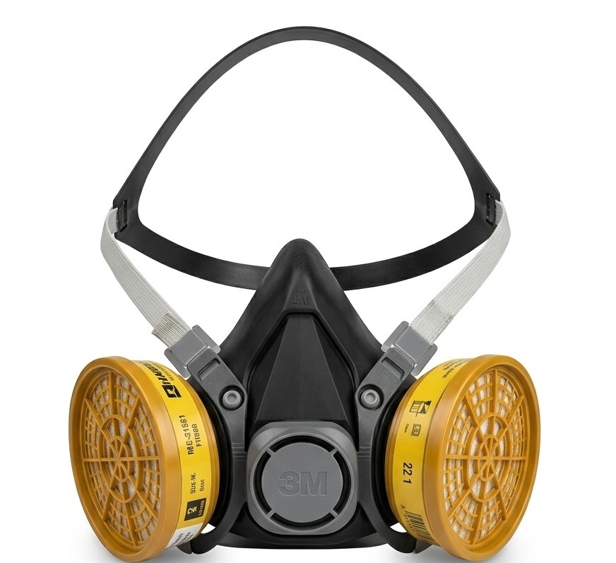 Half Face Mask (Double Filter)